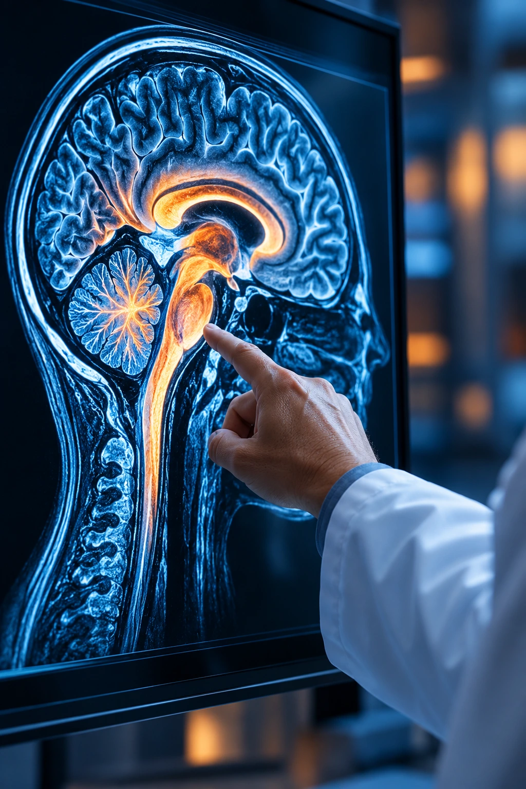 Medical Image Atlas portrait illustration